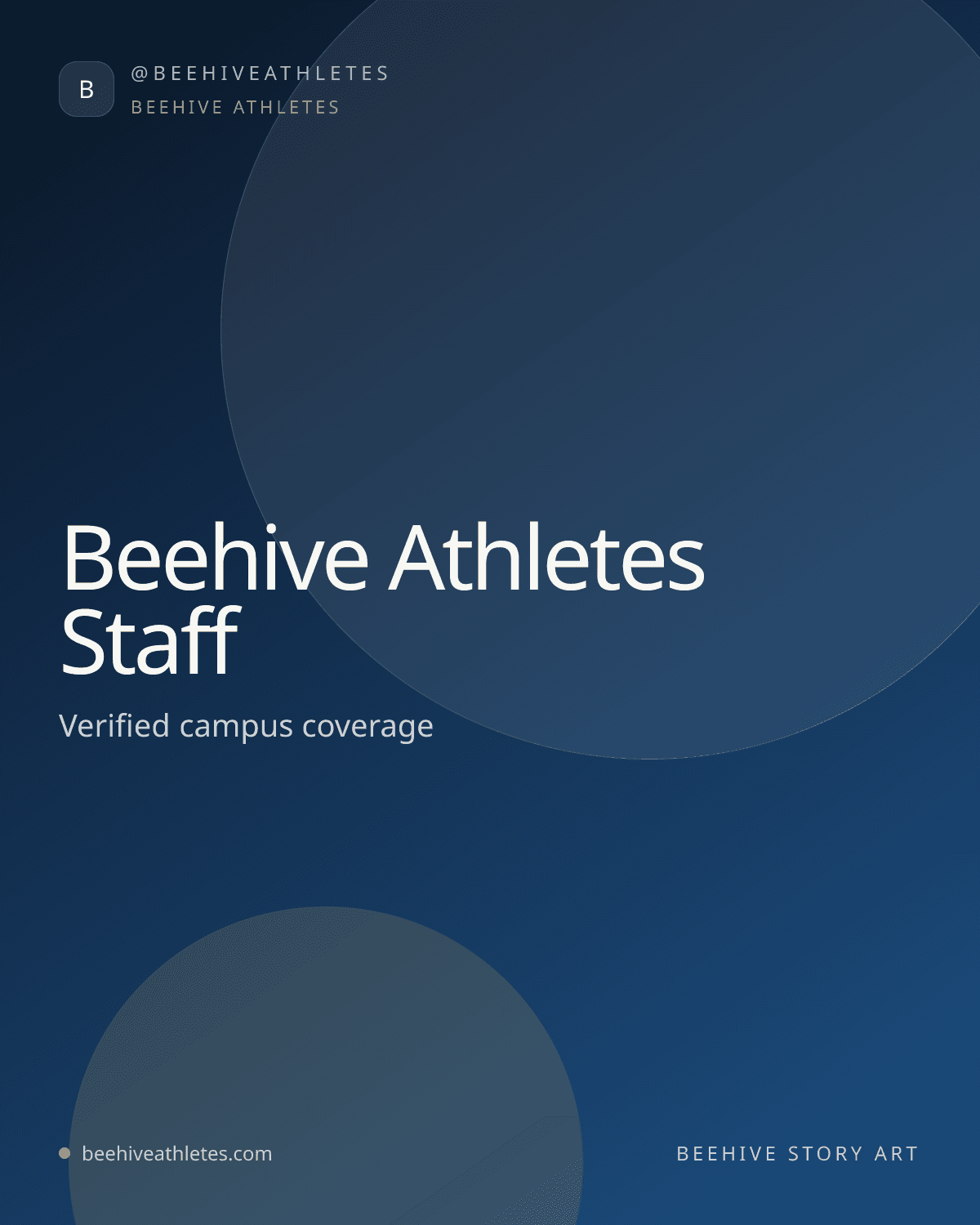 Beehive Athletes staff byline artwork.