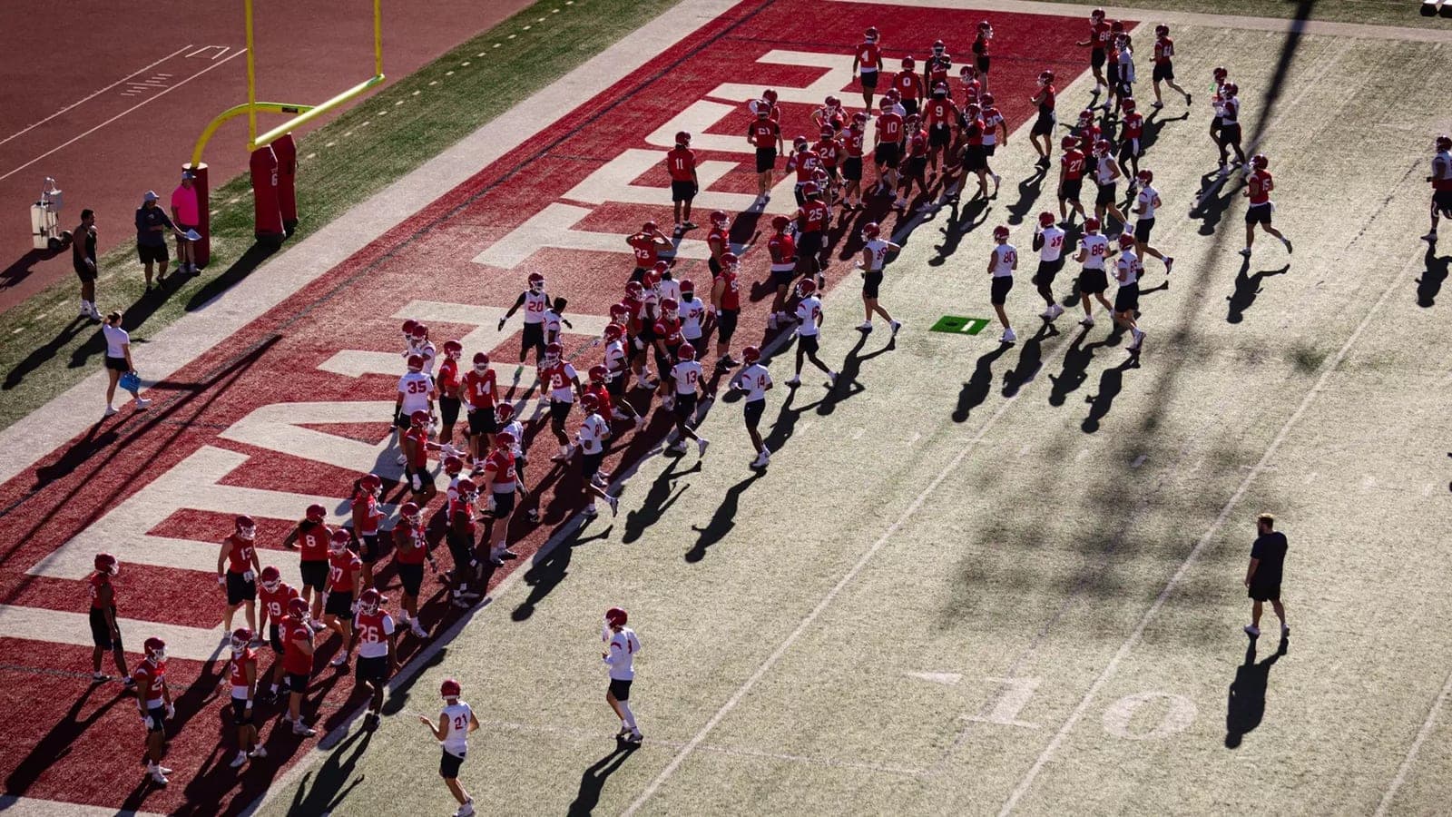 Deacon Hill featured on Utah Tech's 2025 football season-opener release.