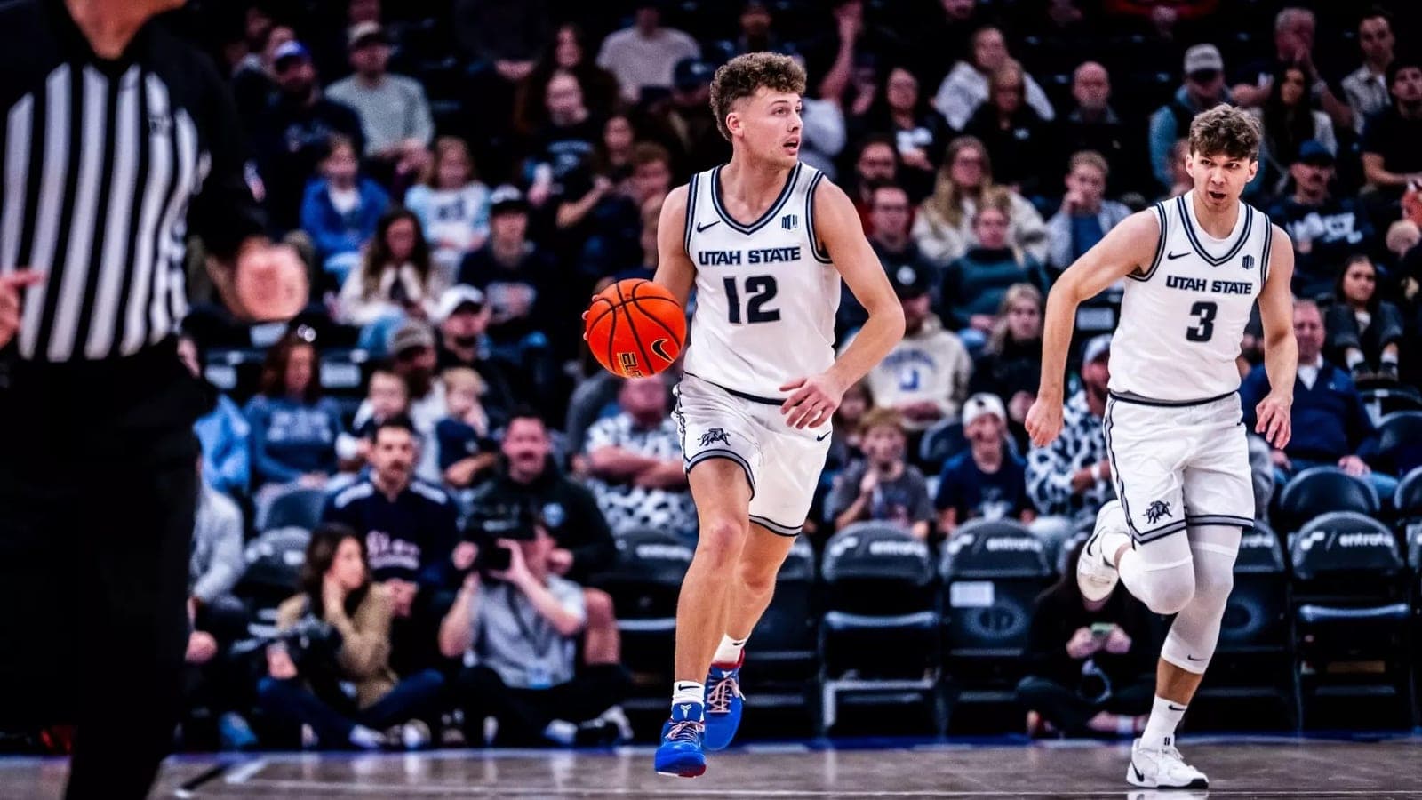 Mason Falslev on the official Utah State Aggies men's basketball roster page.