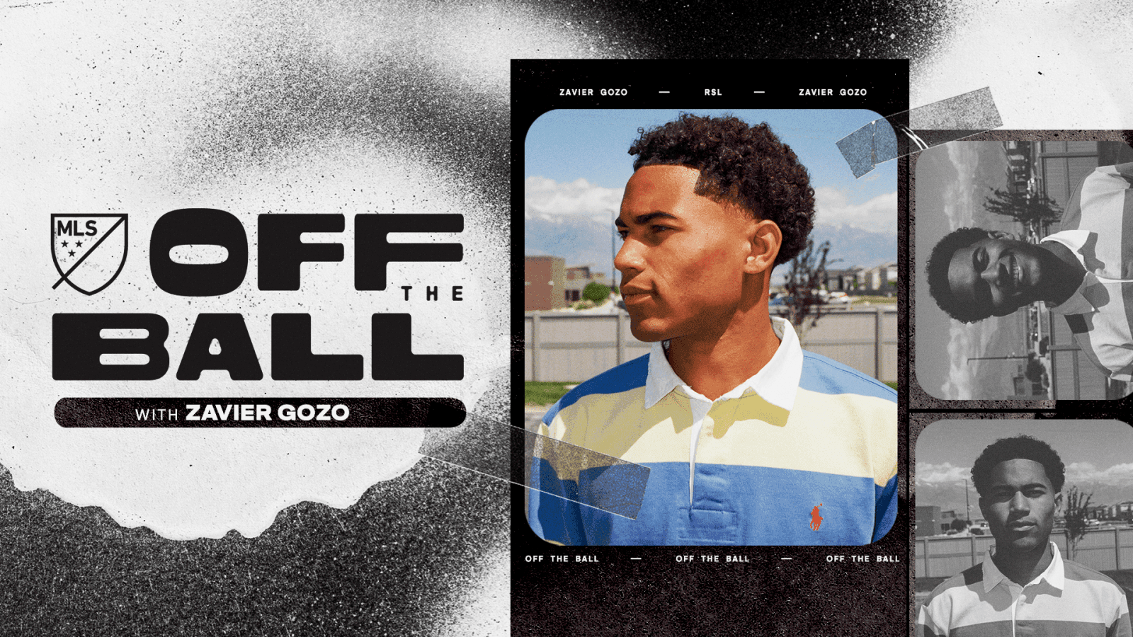 Zavier Gozo, Real Salt Lake's homegrown winger, in an MLS feature portrait near his Utah hometown.